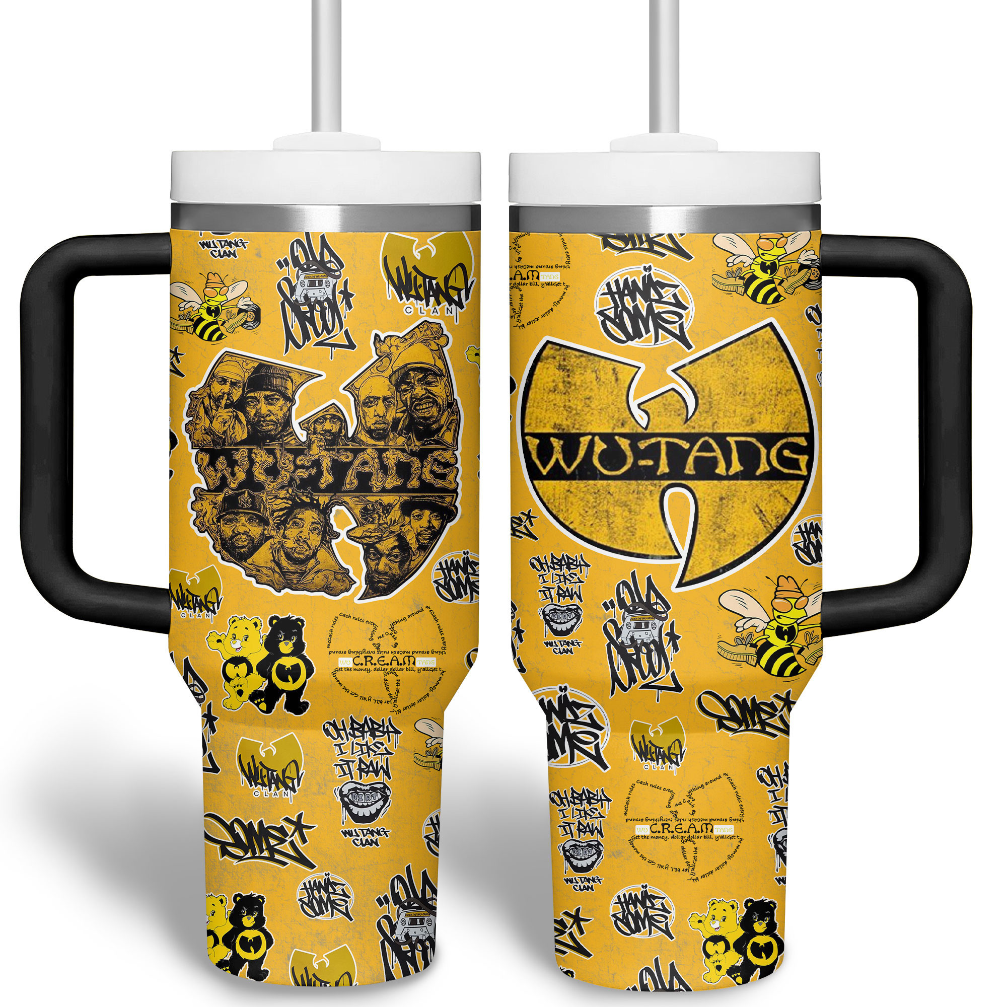 Wu-Tang Music Custom Stanley Cup 40 oz 30 oz Tumbler With Handle