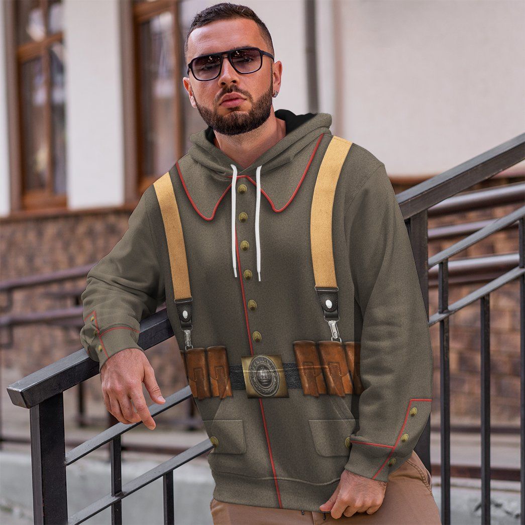WW1 German Soldier Costume Hoodie Sweatshirt T-Shirt Sweatpants Tracksuit - Stormmerch Exclusive