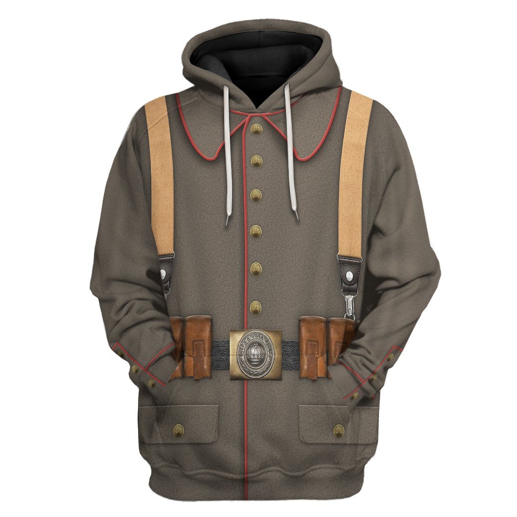 WW1 German Soldier Costume Hoodie Sweatshirt T-Shirt Sweatpants Tracksuit - Stormmerch Exclusive
