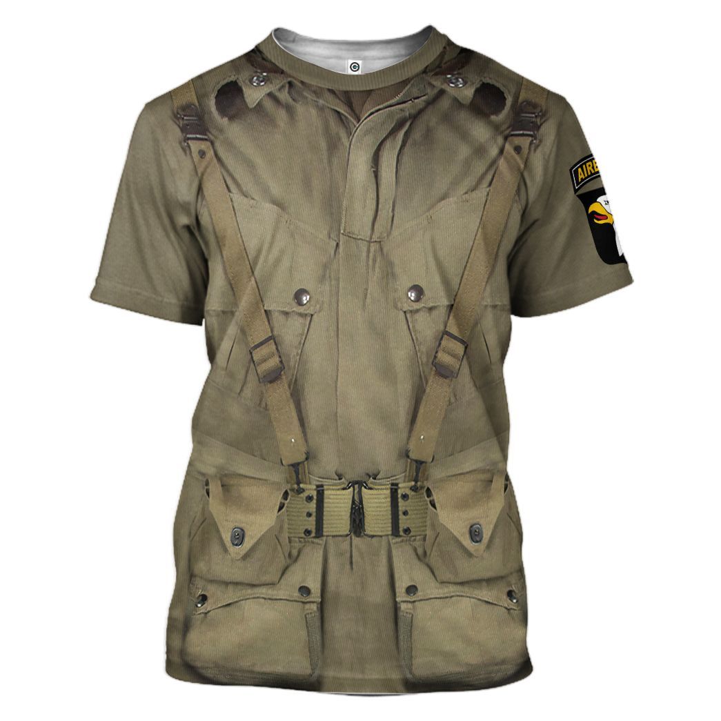 WW2 Paratroopers Costume Hoodie Sweatshirt T-Shirt Sweatpants Tracksuit - Stormmerch Exclusive