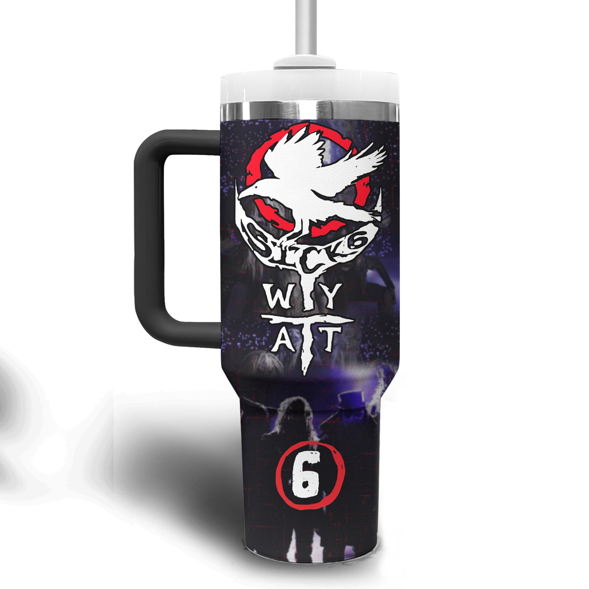 Wyatt Sick 6 Music Custom Stanley Cup 40 oz 30 oz Tumbler With Handle