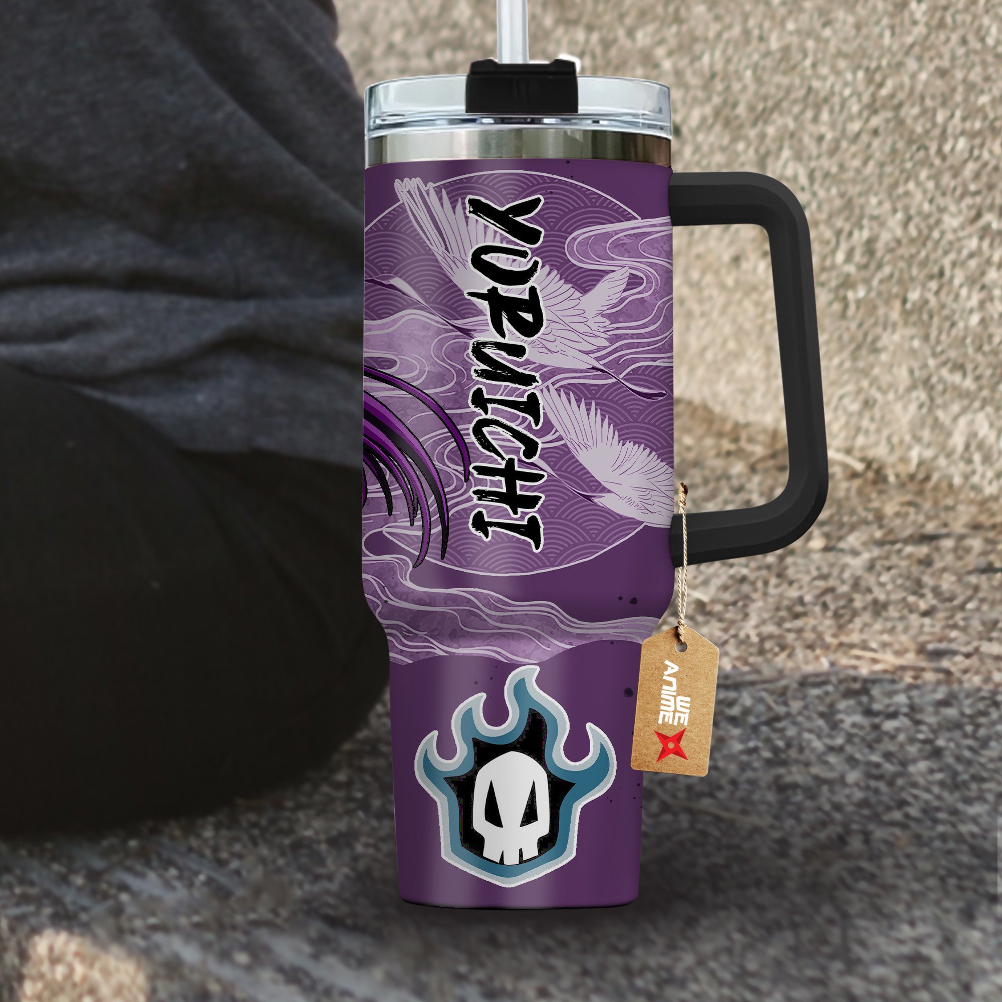Yoruichi Shihouin Bleach Anime Custom Stanley Cup 40 oz 30 oz Tumbler With Handle