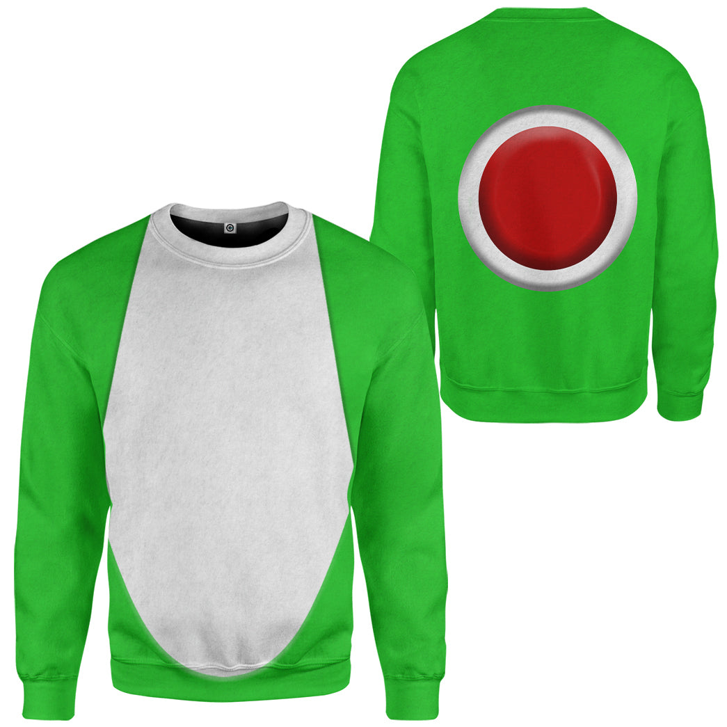 Yoshi Costume Hoodie Sweatshirt T-Shirt Sweatpants Tracksuit - Stormmerch Exclusive
