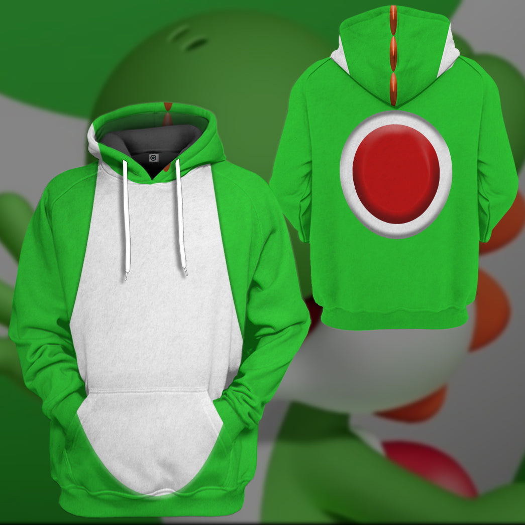 Yoshi Costume Hoodie Sweatshirt T-Shirt Sweatpants Tracksuit - Stormmerch Exclusive