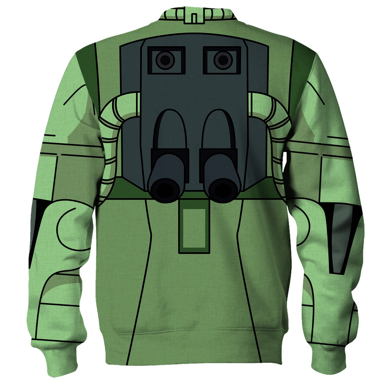 Zaku II Mobile Suit Gundam Costume All Over Print Tracksuit Hoodie - Stormmerch Exclusive