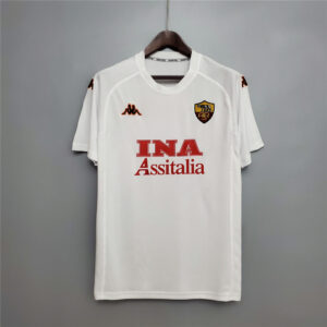 Roma Away Shirt White 2000/01