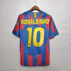 Ronaldinho Barcelona Home Champions League 2005/06 Jersey
