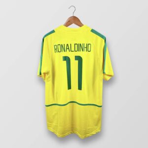 Ronaldinho Brazil Home Jersey 2002