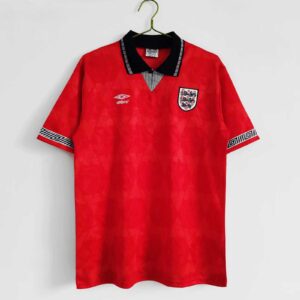 England Away Shirt Red 1990