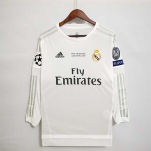 Real Madrid Home Jersey White Long 2015/16