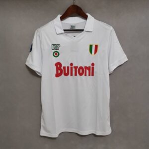 Napoli Away Shirt White 1987/88
