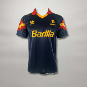Roma Away Shirt White 1990/91