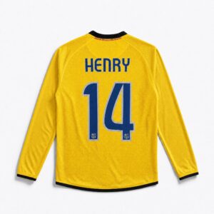 Henry Barcelona Away Long Jersey 2008/09